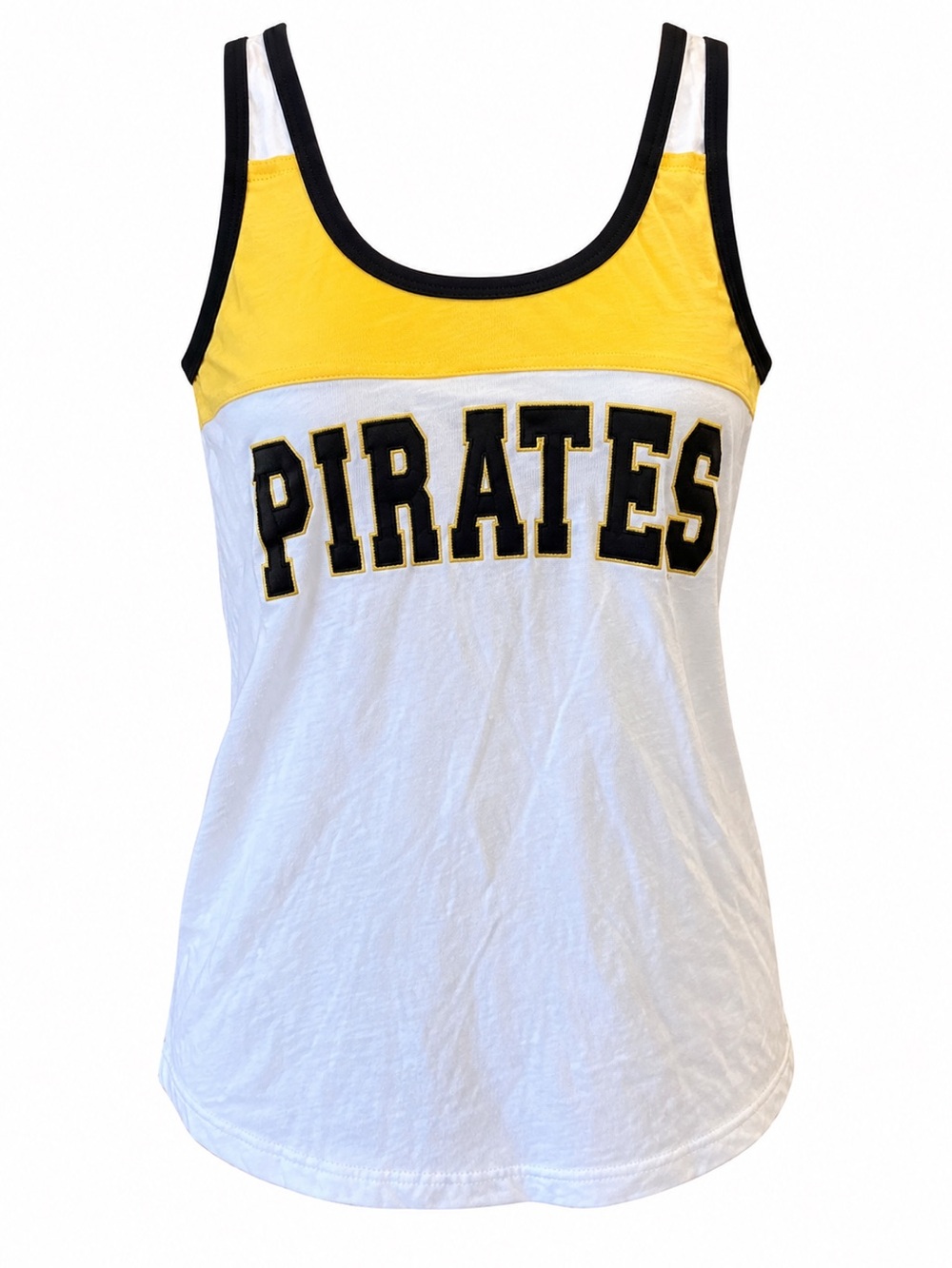 New Era Yellow and White Pittsburgh Pirates Tank Top